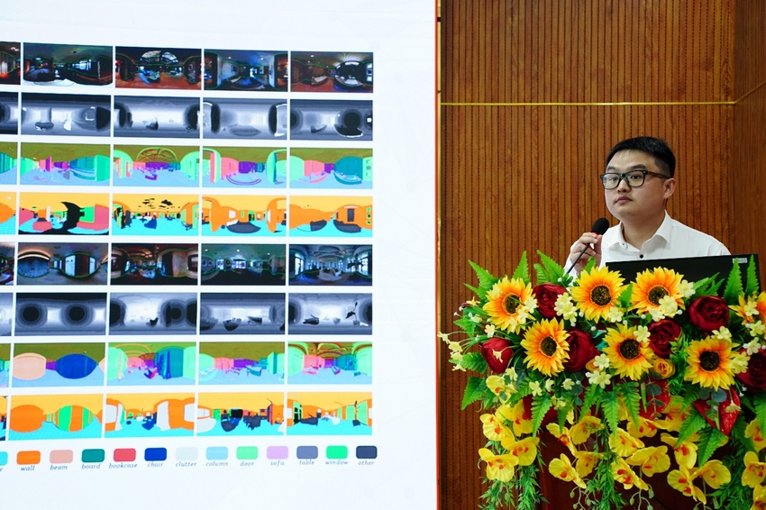 A person standing in front of a large bouquet of flowers

AI-generated content may be incorrect.